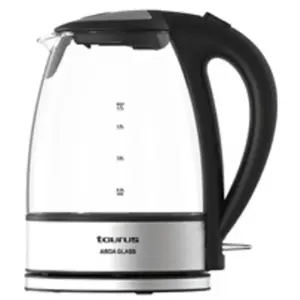 Bouilloire Taurus Aroa Glass Noir-Transparent pas cher