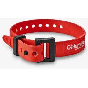Sangles - COLUMBUS - Lot de 5 - Rouge - 15 m - Compatible avec la plupart des vélos pas cher