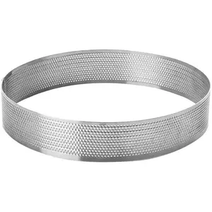 kwb LACOR Cercle à tarte perforé - Ø 20 cm - Inox pas cher