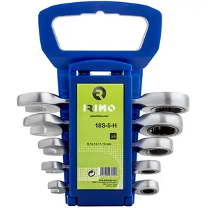 Irimo Jeu De Clés Mixtes à Cliquet Set Of 5 8-19 Mm pas cher