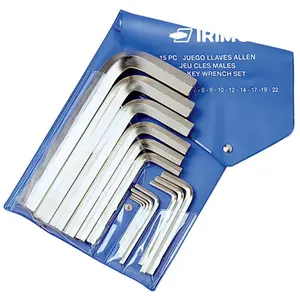 Irimo Jeu De Clés Allen Set Of 13 Nickel-plated Keys 2-19 Mm pas cher