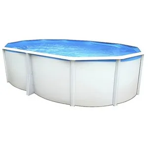 Kit Piscine hors sol ovale TOI - 550x366x132 cm Ibiza - Filtre à sable... pas cher