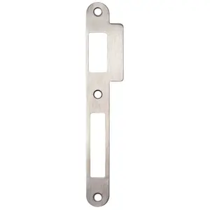 Serrure T4130 - Tesa - Gâche plate inox - Pêne dormant 1/2 tour pas cher