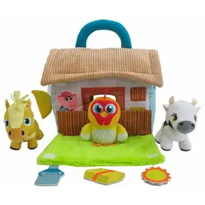 Bandai Mon Premier Jouet Musical En Peluche Ferme Zenon pas cher