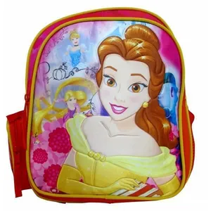 DISNEY PRINCESSES- BELLE-Sac à dos -31X25X14 Cm-Qualité supérieure.Maternelle pas cher