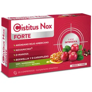 Comparateur de prix : Cistitus Comprimés Nox Forte 20 Unités