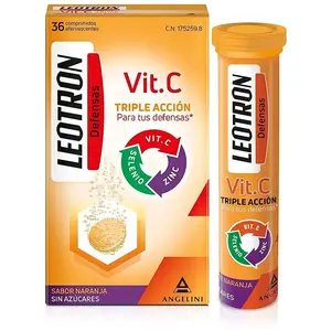 Leotron Complément Alimentaire Vitamina C Effervescent 36 Unités pas cher