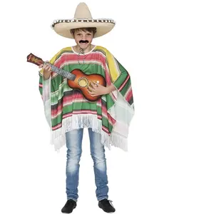 Comparateur de prix : Déguisement Poncho Méxicain à rayures pour enfant