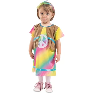 Witbaard Hippie meisje 1-2 jaar (80-91 cm)