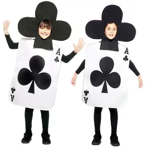 Comparateur de prix : Déguisement Carte As Trèfle - EUROCARNAVALES SA - Enfant - Noir