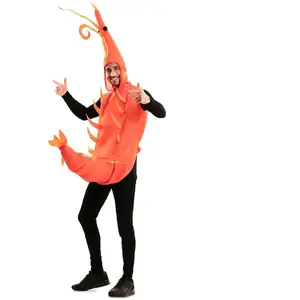 Costume gamba - Witbaard - Rouge/Noir - Polyester - Adulte - Homme pas cher