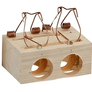Comparateur de prix : Sauvic 15235-Piège à Souris à 2 Trous, en Bois, Petite