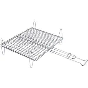 Double grill a poisson 40x45cm Sauvic pas cher
