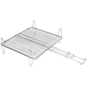 Sauvic Gril à Poisson En Acier Inoxydable 30x35 Cm pas cher