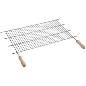 Comparateur de prix : Barbecue en Zinc - GENERIQUE - 100x40cm - Bois - Manches en bois Sauvique