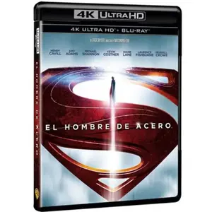 Warner Man of Steel (Man of Steel (Superman) (Blu Ray 4K Ultra HD) pas cher