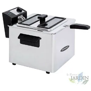 SUINGA Friteuse professionnelle en acier inoxydable Orbegozo 8 l Therm... pas cher