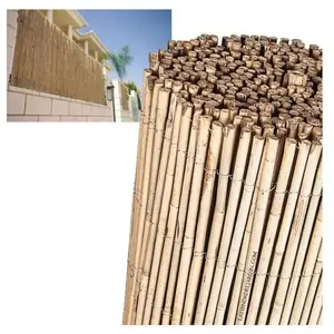 Suinga - HAIE ENTIÈRE EN BAMBOU DE JARDIN 1,5 x 5 m, utile pour l'occultation, la délimitation ou l'ombrage. pas cher
