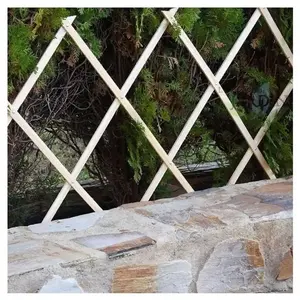 SUINGA Clôture En Treillis En Bois 150 X 180 Cm, Pour Séparation Jardi... pas cher