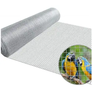 SUINGA Grillage À Poule 13mm 1x5 M. Galvanisé Maille Carré Cloture Poulailler Voliere Poulailler Jardin Metallique Grillage Triple pas cher