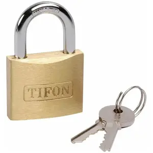 Cadenas laiton - IFAM - Tifon 45 mm - Corps monobloc - Anse en acier trempé