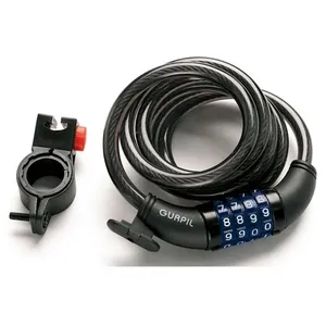 GURPIL Antivol - - Câble spiral avec combinaison 10 mm - 180 cm pas cher