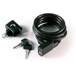 Antivol Spirale Câble 6 mm - Gurpil - 100 cm - Vélo loisir - Mixte - Câble en acier - Noir pas cher