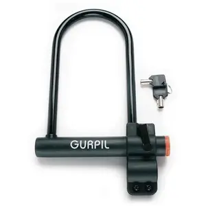 Antivol U fourche avec support Gurpil - noir - 195 x 245 pas cher