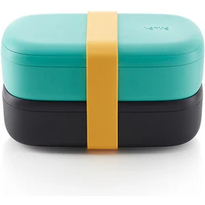 Lekue Lunch box - LÉKUÉ - To Go - 1000 mL - Sans BPA - Résistant au micro-ondes