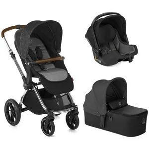 Poussette 3 en 1 Jane Kawai - Nacelle Micro BB - Coque I-Koos Cold Black - Tout Chemin - Compacte - NoirVendu parcdiscount