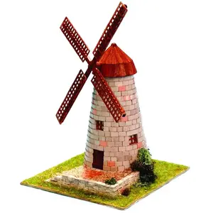 Bouwpakket Molen Steen Steentjes Domenech pas cher
