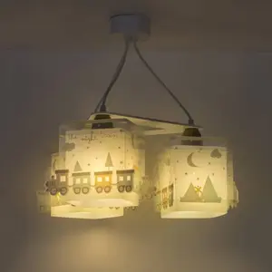 Dalber lampes suspendues The Night Train3 pcs 39 cm pas cher