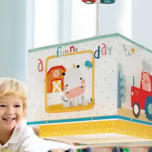 Suspension Lustre Plafonnier Enfant - Dalber - Ferme Animale