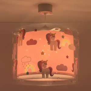 Dalber Lustre et lampe suspension enfant Unicorns Licornes enfants