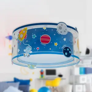 Dalber Plafonnier enfant Planets planètes système solaire Bleu pas cher