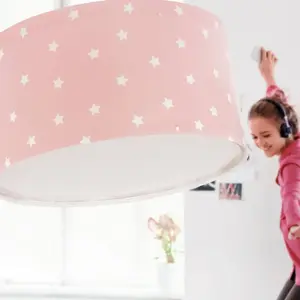 Dalber Plafonnier pour enfant Star Light Lumière Étoilée rose enfants pas cher