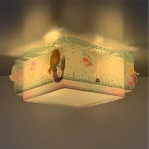 Dalber Plafonnier pour enfant Mermaids Sirènes enfants pas cher
