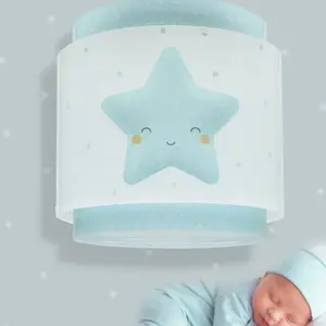 Dalber Lustre et lampe suspension enfant Baby Dreams Etoile bleu enfants