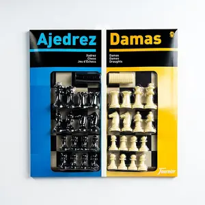 Fournier Jeu De Société D´échecs Et De Dames 40x40 Cm pas cher