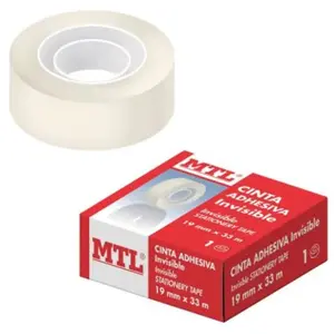 MTL 79317 Boîte ruban invisible 19 mm x 33 m pas cher