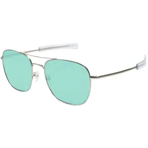 Ocean Sunglasses Lunettes de soleil - Sidney - Monture argentée brillante - Acétate - Catégorie 3 - Aviator pas cher