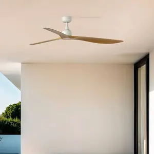 Outwood l Ventilateur de plafond blanc sans lumière 34361 pas cher