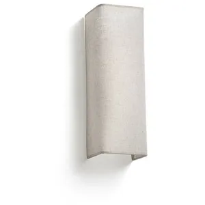 Faro OTTON-Applique murale Verticale 2 lumières Lin H37cm