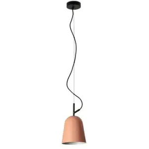 Faro Studio Plafonnier Suspendu Dôme 16 Cm Noir Mat, Rose pas cher