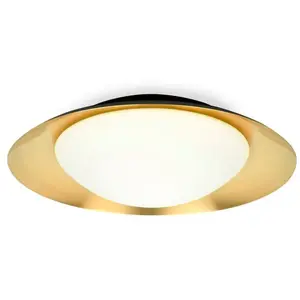 Faro SIDE-Applique ou Plafonnier LED rond Métal Ø39cm pas cher