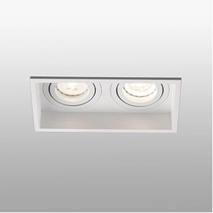 Faro HYDE-Spot Encastrable Orientable 2 Lumières avec porte-lampe L17.1cm pas cher