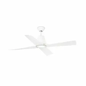 Ventilateur De Plafond Faro Typhoon Led Blanc Avec Moteur Dc, 3000k pas cher