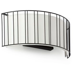 FARO Applique Linda noire 2L E27 15W pas cher