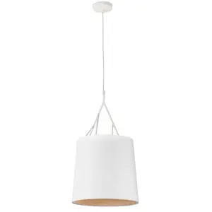 FARO Suspension blanche Tree 1L E27 60W pas cher