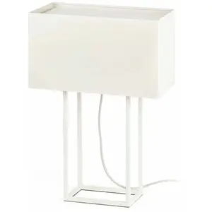 Lampe de Bureau Blanc - Vesper - FARO - 2 X E27 20W pas cher